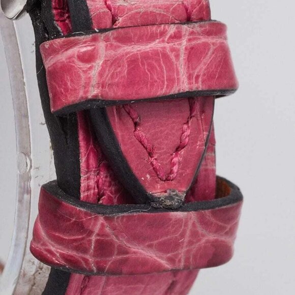 Hermes Pink Alligator and Stainless Steel Chaine d'Ancre Cape Cod Swiss - Picture 5 of 11